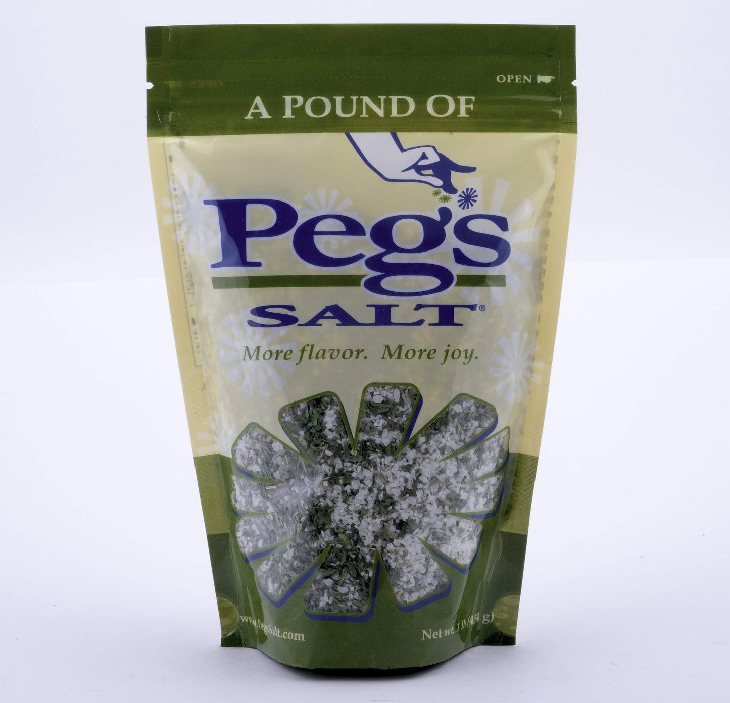 Pegs Salt Seasoned Salt - Gourmet All-Purpose Cooking Seasoning - 16 Ounce - No MSG, No Sugar, Keto Friendly