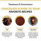Fanale Premium Chocolate Bubble Tea Flavoring Powder | Perfect For Baking, Smoothies, Desserts And Drinks | Instant Flavoring Po