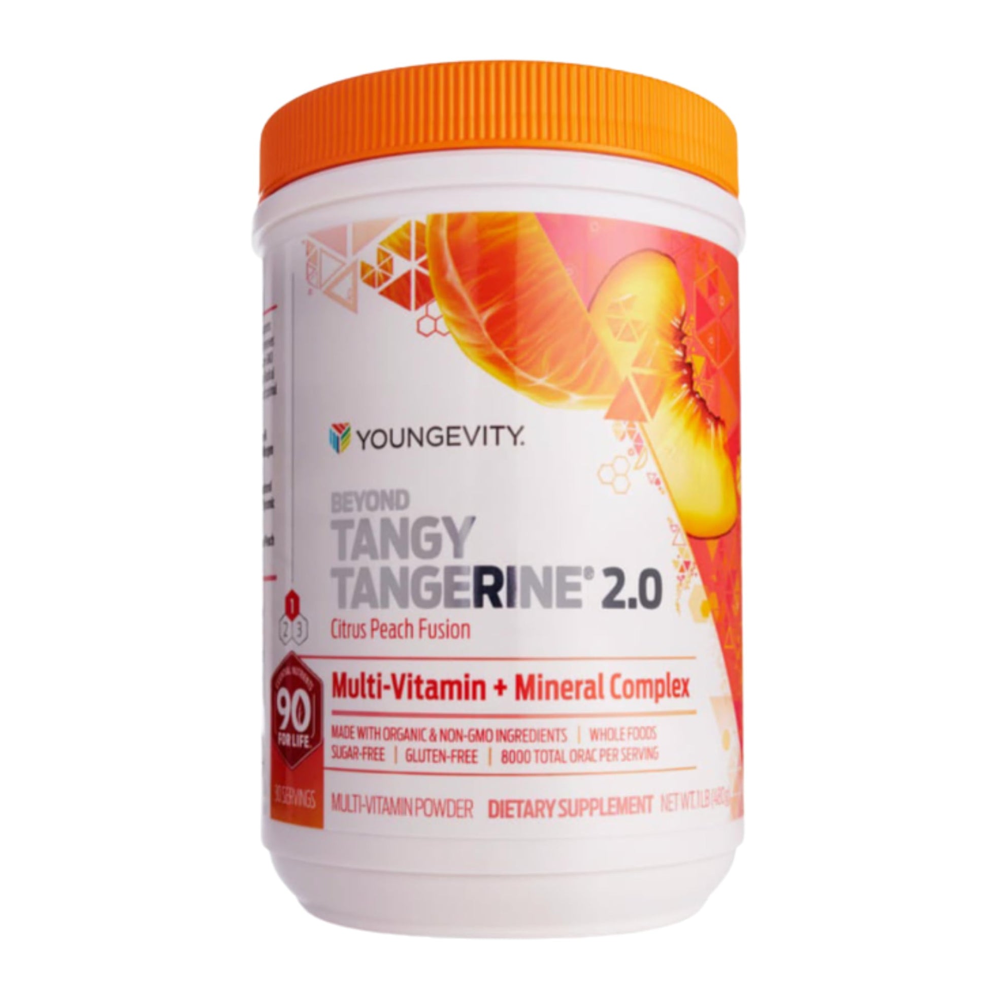 Youngevity Beyond Tangy Tangerine 2.0 Citrus Peach Fusion, 96 Ounce (Pack of 1), 6 Pack