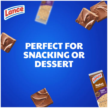 Lance Sandwich Cookies, Nekot Fudge, 10 Individually Wrapped Packs, 6 Sandwiches Each