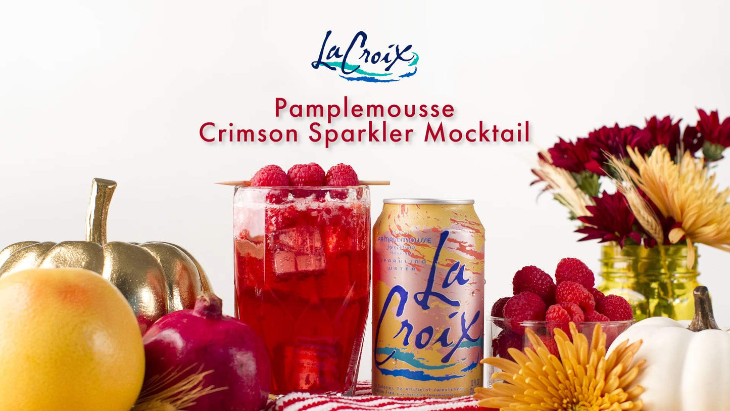 LaCroix, Sparkling Water, Pamplemousse Grapefruit, 12 Fl Oz (Pack of 12)