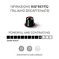 Nespresso Ristretto Decaffeinato Coffee Pods, Dark Roast, 50 Count, Model 145