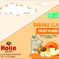 Holle Organic Baby Food Pouches - Banana Llama Baby Puree With Banana, Apple, Mango And Apricot - (6 Pack) Organic Baby Snacks + Fruit And Veggie Pouches For Weaning Babies 6 Months And Older