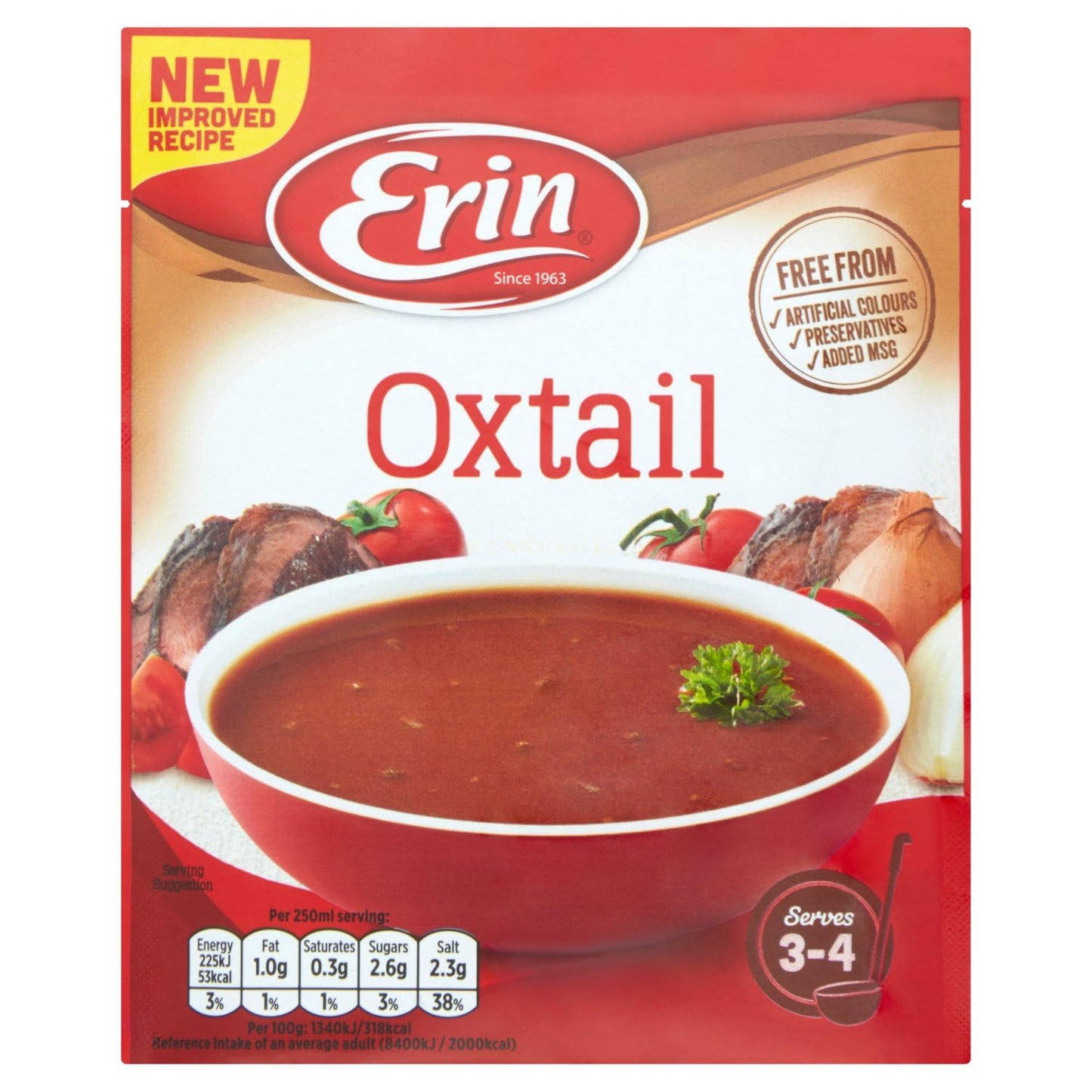 Erin Irish Oxtail Soup - 57g (Pack of 4)