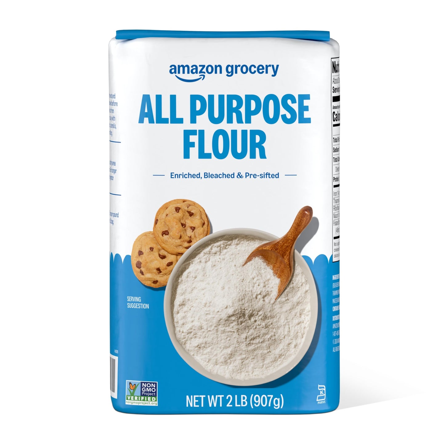 Amazon Grocery All Purpose Flour, 2 lb Pack, Previously Amazon Fresh, Packaging May Vary