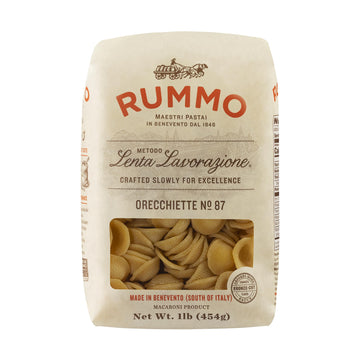 Flavor Blendmo Orecchiette Pasta N.87 - Orecchiette Pasta Noodles  Dry Pasta  Duflavor Blend Wheat Orecchiette  Imported From Italy - 16 Ounce (Pack Of 3)