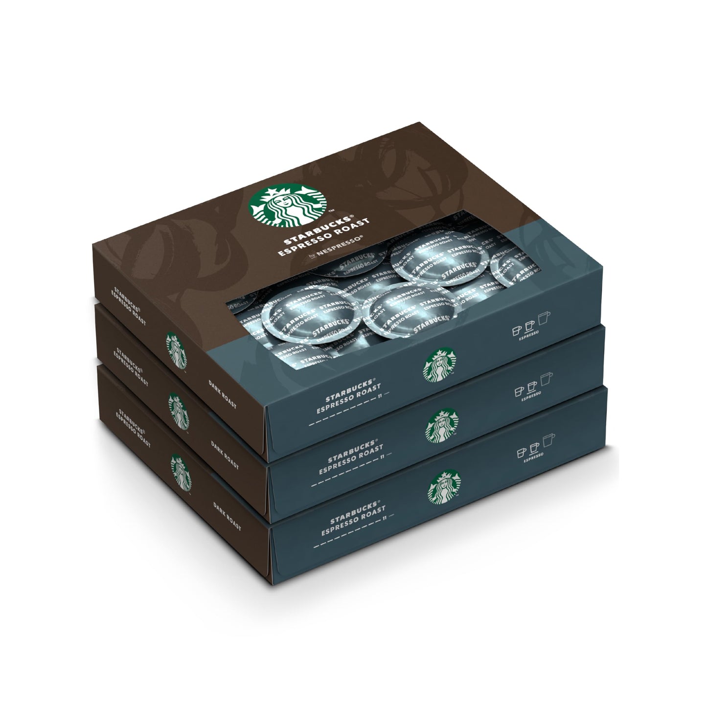 Nespresso Professional Coffee Units  Starbucks Espresso Roast Coffee Bundle  150-Count Units