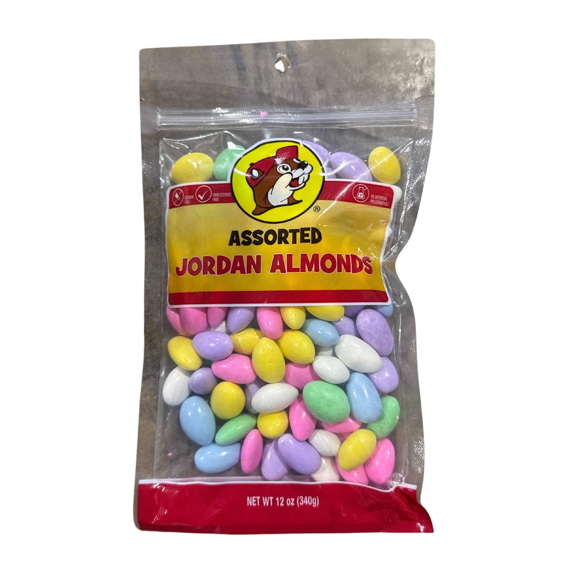 Buc-ees Jordan Almonds, Milk & Dark Chocolate, Sugar Free, Non-GMO, 12 Ounce