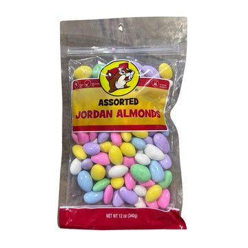 Buc-ees Jordan Almonds, Milk & Dark Chocolate, Sugar Free, Non-GMO, 12 Ounce