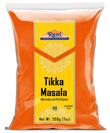 Rani Tikka Masala Indian 7-Spice Blend 7oz (200g) ~ All Natural | Salt-Free | Vegan | No Colors | Gluten Friendly | NON-GMO | In
