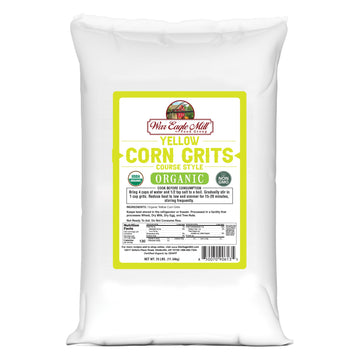 War Eagle Mill Organic Yellow Corn Grits, 25 Pounds