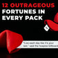 MISS FORTUNES Funny Fortune Cookies - 12 Count, Individually Wrapped, Dark Humor Party Idea, Against Humanity Theme