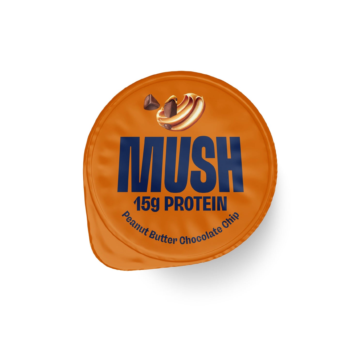 MUSH Overnight Oats - Peanut Butter Chocolate Chip Protein - 15g Protein, Good Source of Fiber, Non-GMO, Dairy Free, Gluten Free