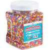 Dye Free Sprinkles - Natural Rainbow Sprinkle - No Artificial Dyes - Kid Friendly - 100% Natural, Gluten Free, Vegan, Lactose Free, Bulk - 1.5 Pounds