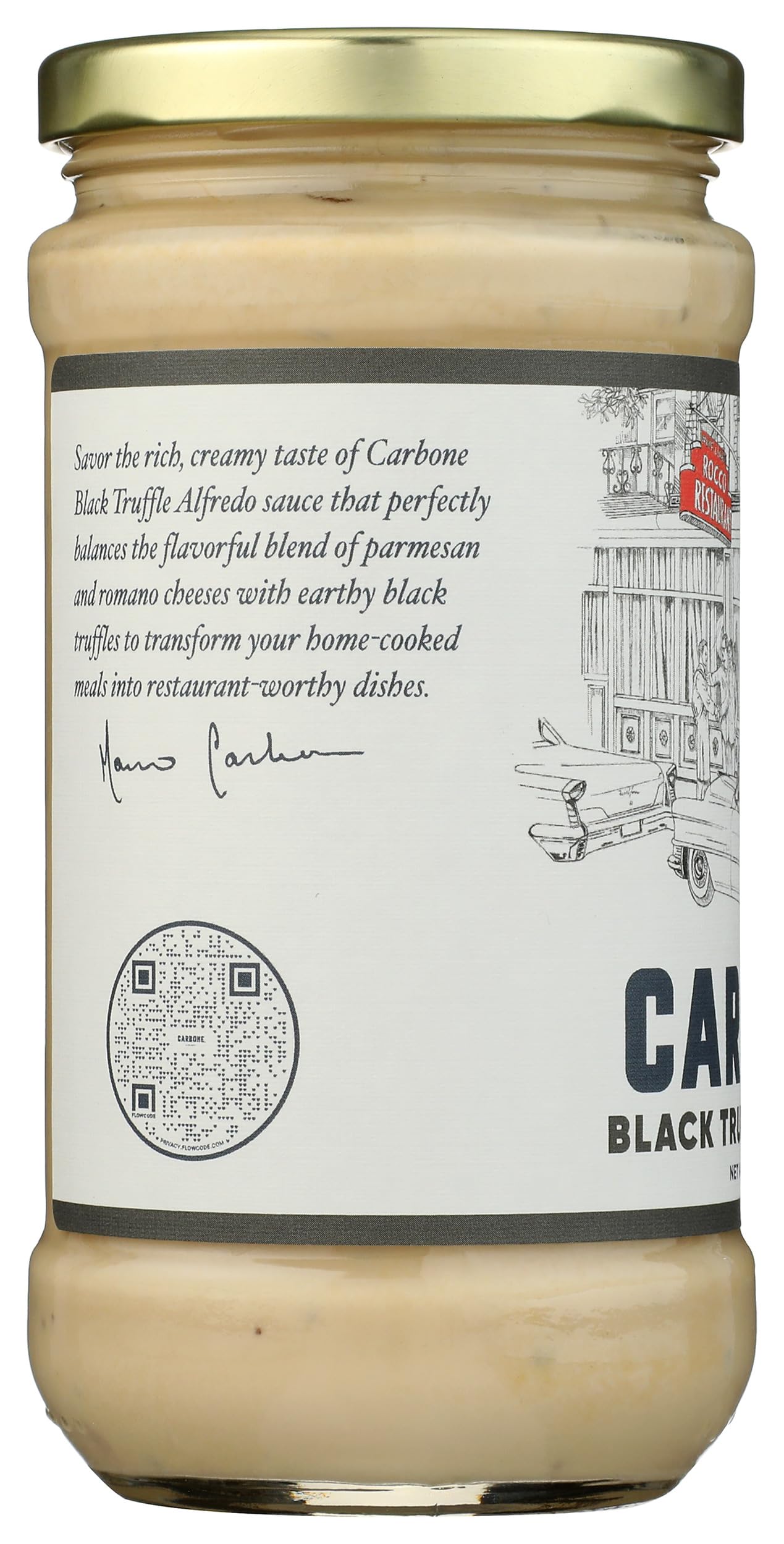 CARBONE Truffle Alfredo Pasta Sauce, 15 OZ