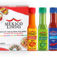 Mexico Lindo Hot Sauce Variety Pack | Includes One Red Habanero, One Green Habanero & One 7 Mares Hot Sauces | 5 Fl Oz Bottles (
