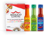 Mexico Lindo Hot Sauce Variety Pack | Includes One Red Habanero, One Green Habanero & One 7 Mares Hot Sauces | 5 Fl Oz Bottles (