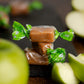 Béquet Caramel - Green Apple Caramel Candy - Gourmet Caramel Candy - Caramel Candy Individually Wrapped - Made In Montana - Kosher (Star D) And Gluten Free - 8Oz Gift Bag