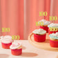 ZHUOWEISM 30 PCS Cupcake Toppers Glitter Happy 100 Days Birthday Picks Small Gold Bamboo