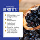 Puroraw Dried Blueberries No Sugar Added, 2 Lbs. Blue Berries Fruit, Dehydrated Blueberries Fresh Dried Blueberries Bulk, Blueberry Raisins. All Natural, Non-Gmo, Batch Tested, 2 Pounds
