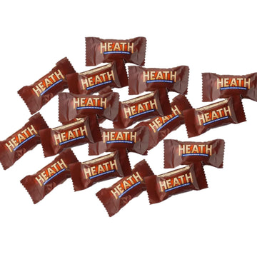Hershey (1) Bag Heath Miniatures Candy Bars - Milk Chocolate English Toffee Candy Bars - Individually Wrapped - Net Wt. 2.4 Oz