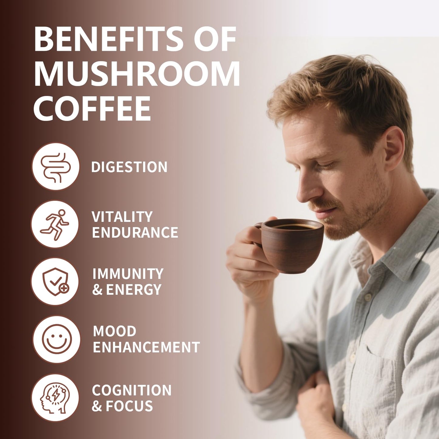Organic Low Caffeine Mushroom Coffee 11 Superfood Instant Mushrooms Coffee with Ashwagandha  Shilajit  Lions Mane  Reishi  Chaga & Collagen Arabica Coffe Powder Ground for Focus  Energy  Digestion and Immunity 30 Servings Cafe De Hongos