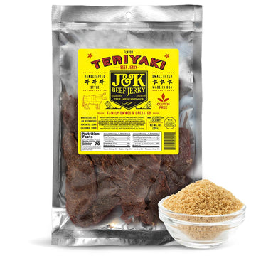 J&K Beef Jerky - Teriyaki Flavor 7oz