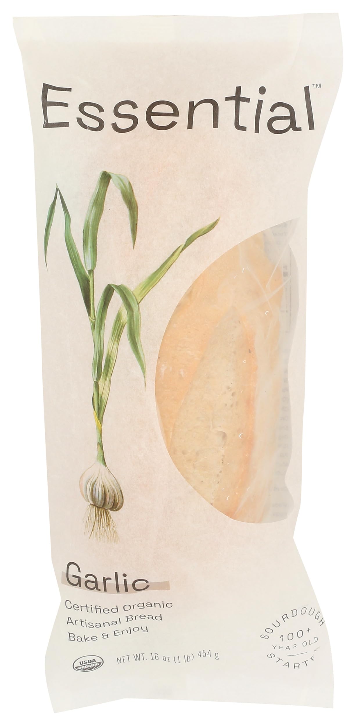 Essential Baking Company Take & Bake Garlic Loaf, 16 oz