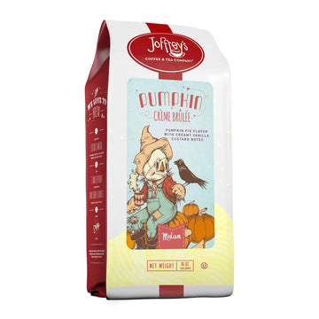 Joffrey'S Coffee - Pumpkin Crme Brl  E, Flavored Coffee, Artisan Medium Roast, Arabica Coffee Beans, Pumpkin Pie & Vanilla Custa
