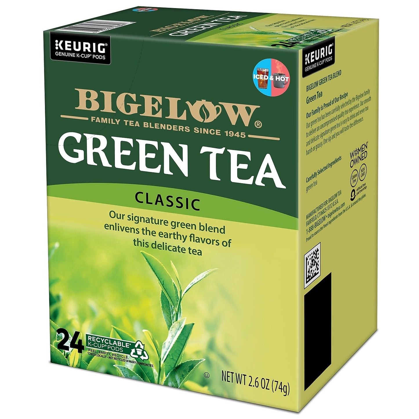 Bigelow Green Tea Kcups 96Ct