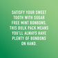 Swiss Imports Sugar Free Bonbons Hard Candy Drops, Mint, 200 Individually Wrapped Pieces, 500G/17.6Oz