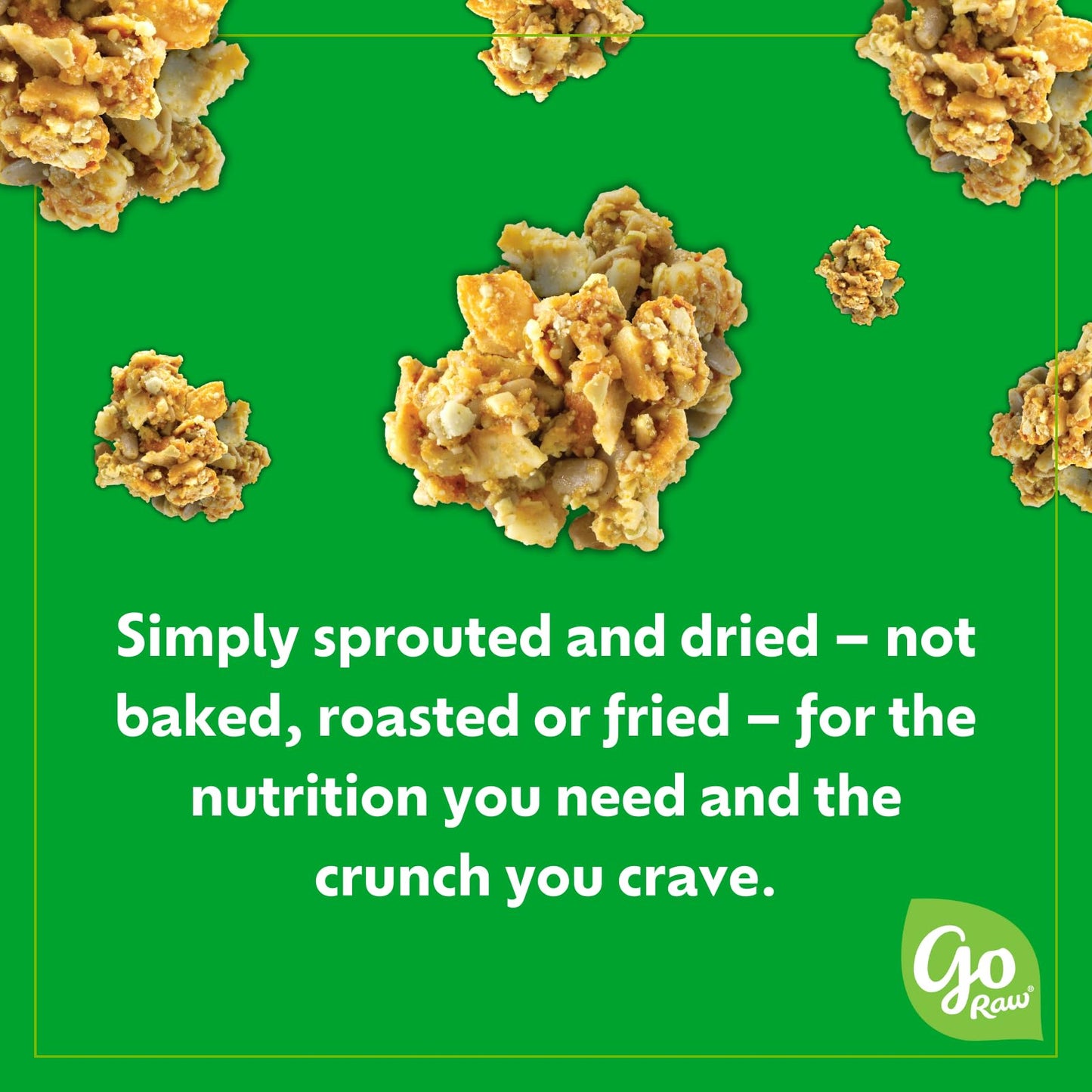 Go Raw Sprouted Organic Clusters, Coconut & Sprouted Seeds, Sweet & Salty, Good Source of Vitamin E, Magnesium & Zinc, Vegan Fri