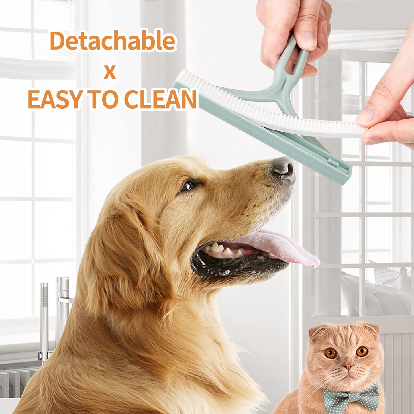 Pet Hair Remover - Special Dog Hair Remover Multi Fabric Edge And Carpet Scraper - Pet Hair Remover For Couch, Furniture Carpet,