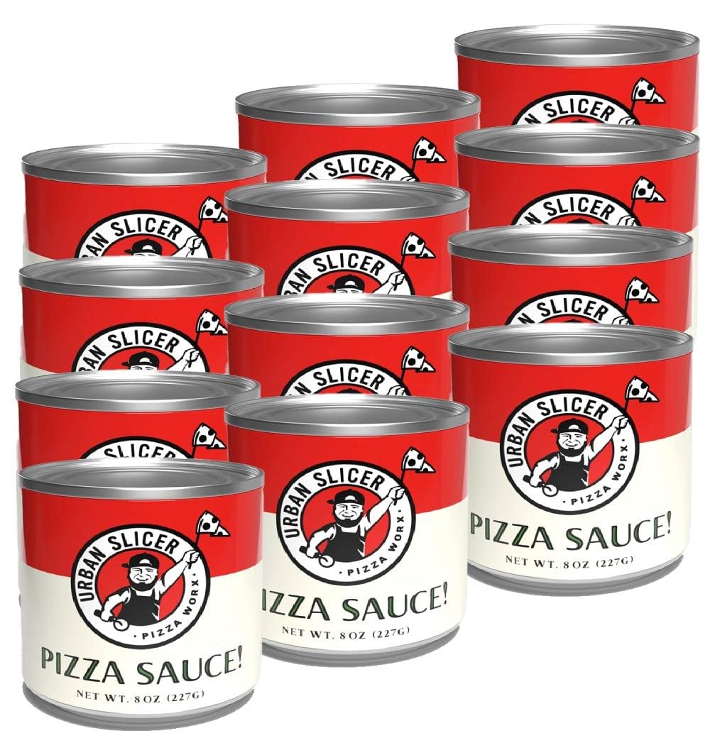 Urban Slicer Pizza Worx Pizza Sauce, 8 oz, Pack of 12