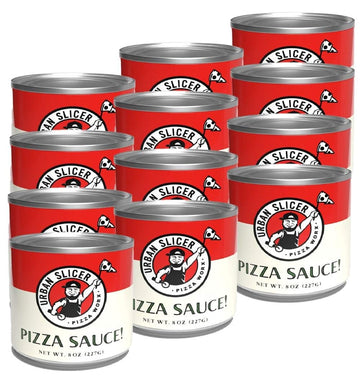 Urban Slicer Pizza Worx Pizza Sauce, 8 oz, Pack of 12