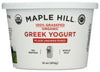 Maple Hill Creamery Organic Plain Greek Yogurt, 16 Oz