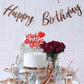 Rssta i Happy Valentines Day Cake Topper, Glitter Heart Cake Pick, Red, Paper Material, Wedding Party Decorations
