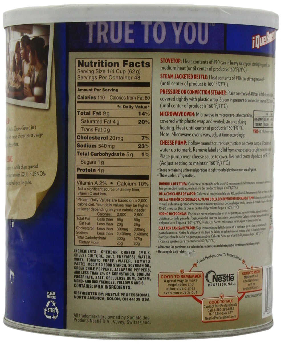 Ortega Que Bueno Nacho Cheese Sauce, 6 lb. 10 oz.