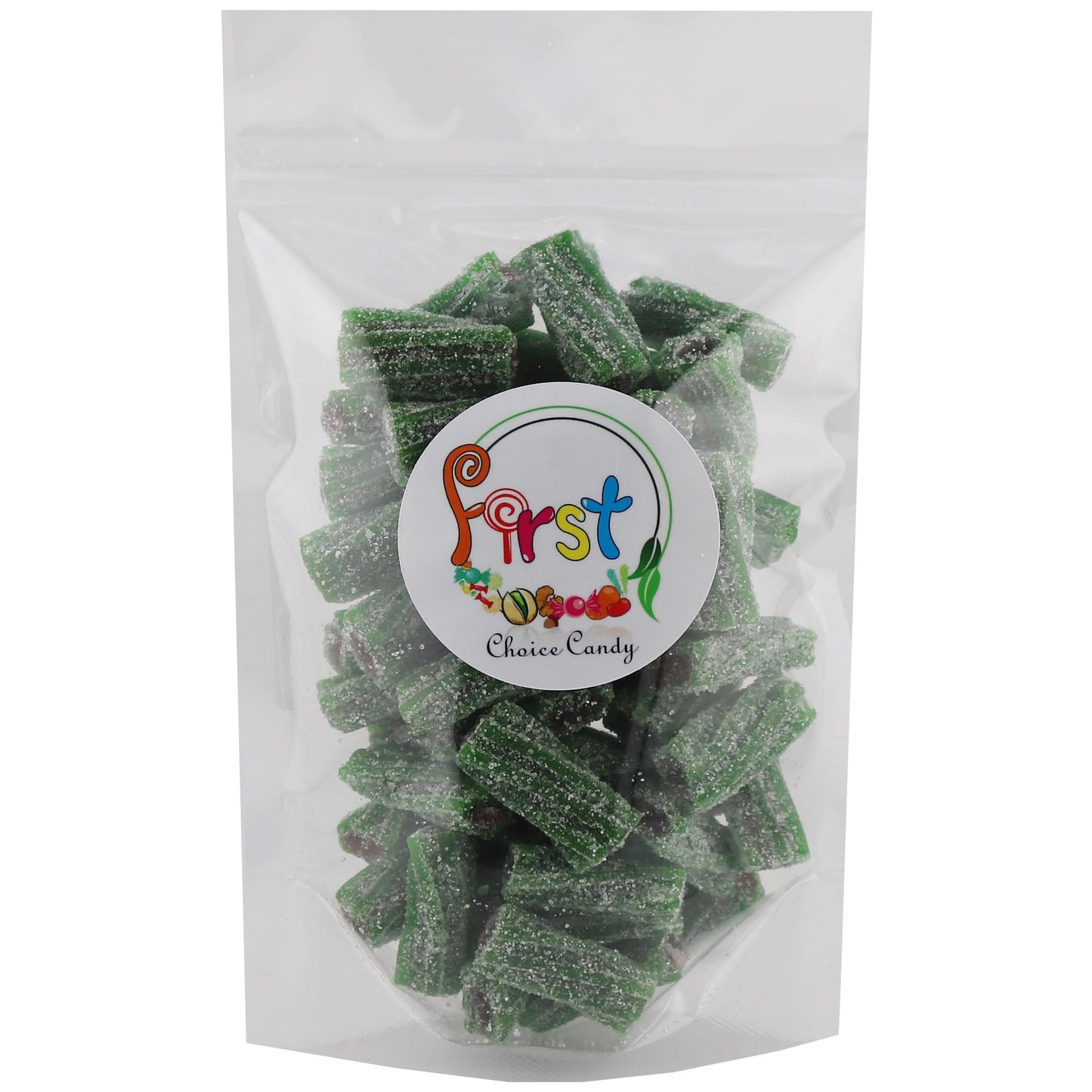 Firstchoicecandy Sour Licorice Twist Bites, Twisteroos Pectin Filled Sour Bites (4.4 Pound, Watermelon)