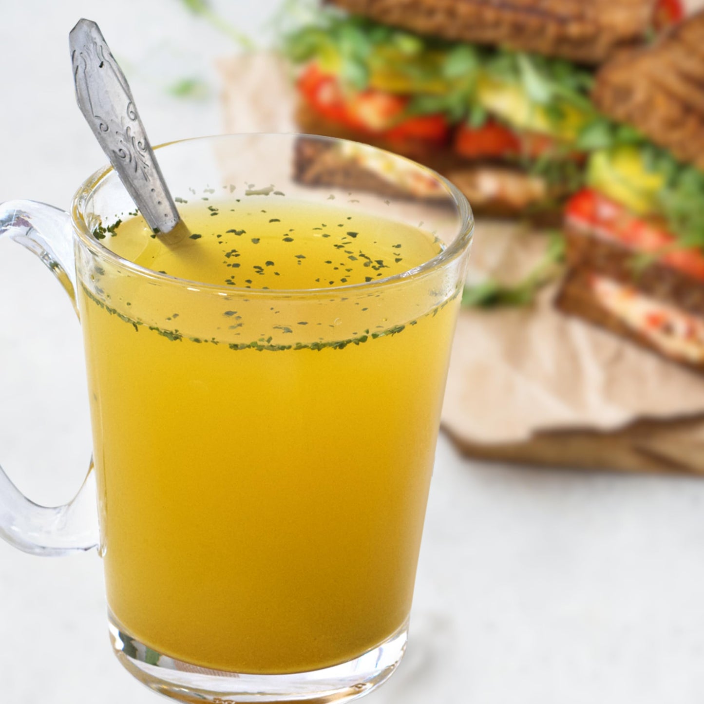 Moong Pani Vegetable Broth Soup Powder (Italian Herbs, Garlic And Turmeric) Lower Sodium, Gluten-Free, Detox, Natural, Lower Sod
