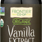 Frontier Co-op Organic Vanilla Extract 4 oz Liquid