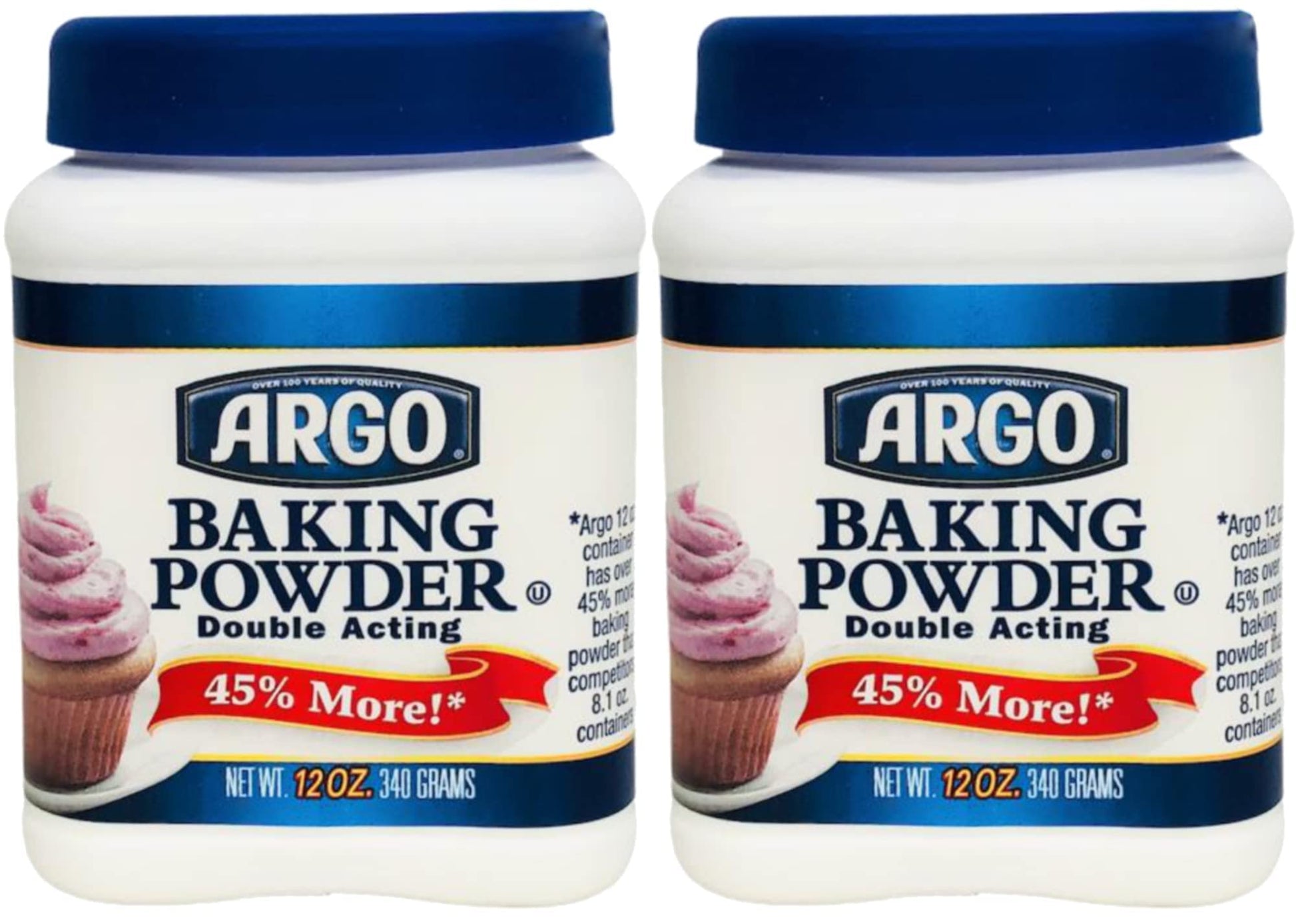 Argo Baking Powder - 12 Oz, Pack Of 2