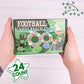 Football Candy Bracelets  Sports Themed Edible Jewelry  Individually Wrapped Team Party Favors  24 Count  10.16 Ounces