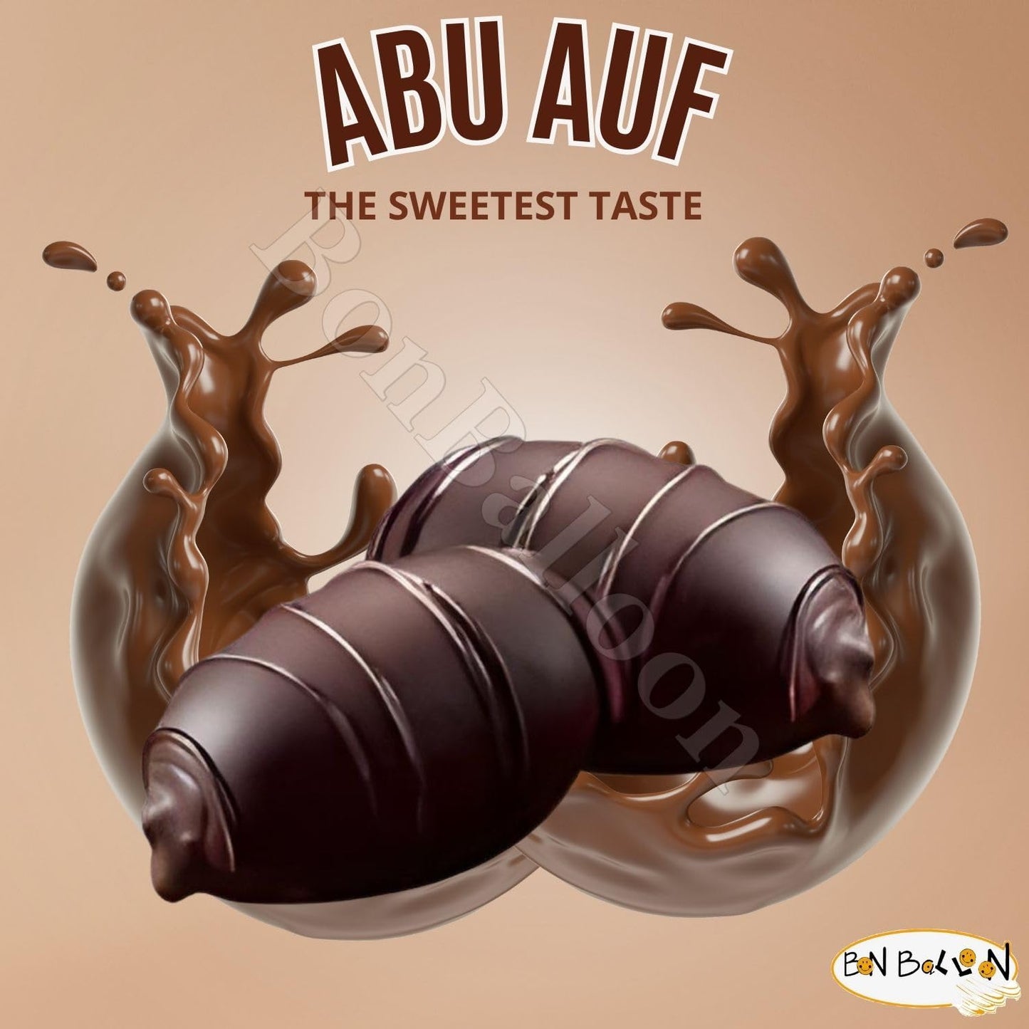 Abu Auf Semi Dry Dates Without Seed Stuffed With Almond Coated With Chocolate Sahara Delights Delicious Finest Natural Tamr Free