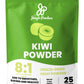 Jungle Powders Kiwi Fruit Powder Freeze Dried 3.5 Ounce Bag Unsweetened Green