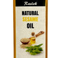 Raslok Pure Natural Sesame Oil 7 Ounces) | Extra Virgin | Wood Pressed |For Toasting Coooking | Indian Tasty Twist |