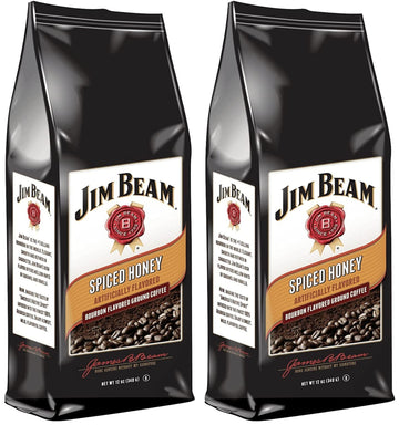 Jim Beam Spiced Honey Medium Roast Ground Coffee, 12 Oz