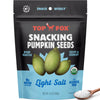 Top Fox Snacks Pumpkin Seeds to Eat (Light Salt, 3.5 oz - 6 Pack) - Gluten Free Snacks, Healthy Protein Snacks, Keto Friendly Sn