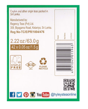 HYLEYS Tea Wellness Tea Detox Kit - 42 Tea Bags, 12 Packs, 504 Count