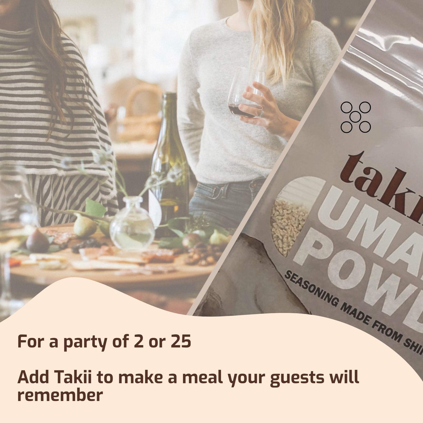 Takii Umami Powder, Made from Shiitake Mushrooms, Add Instant Flavor and Depth to All Your Favorite Dishes (2 Bags)